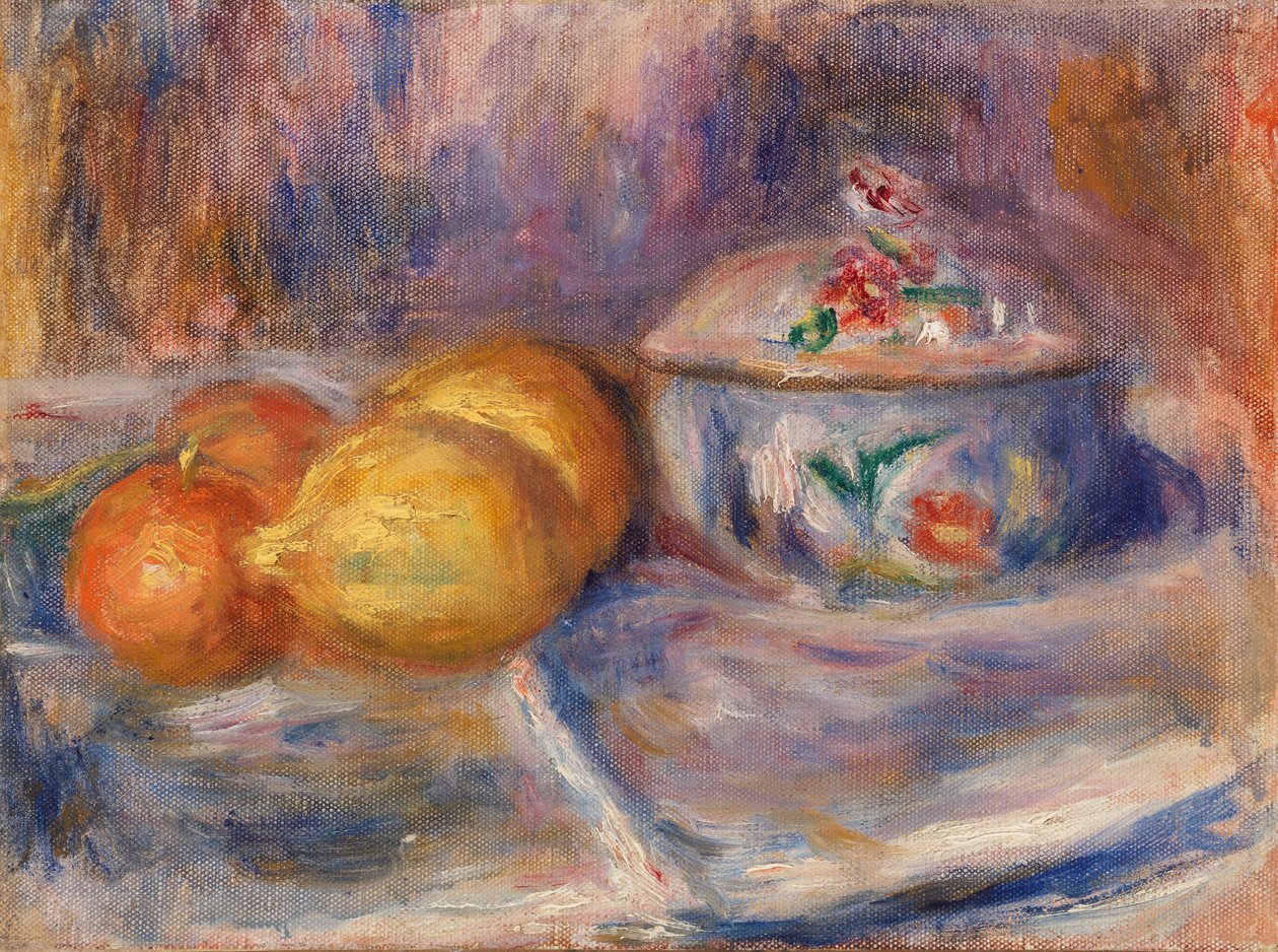 Frutta e bonbonnière da Pierre-Auguste Renoir