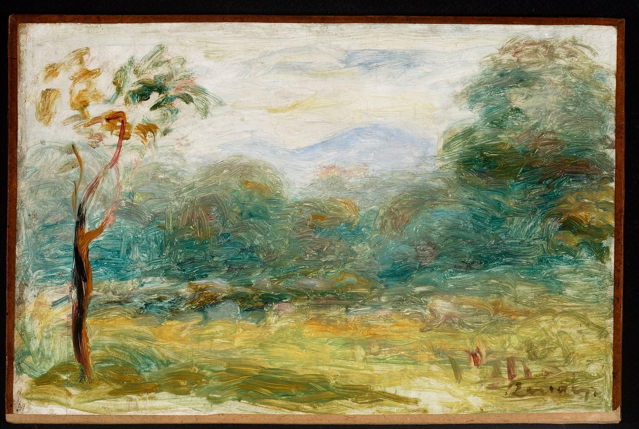 Paesaggio del sud della Francia (Cagnes-sur-Mer) da Pierre-Auguste Renoir