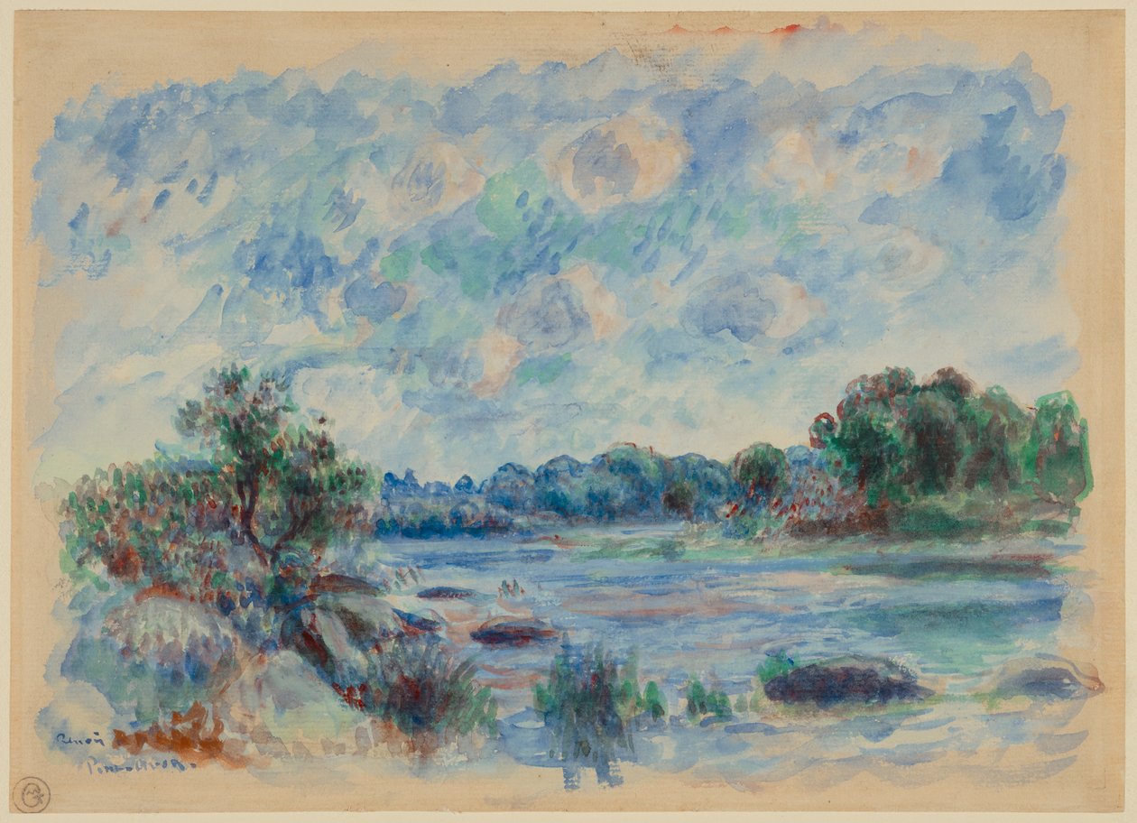Paesaggio a Pont-Aven da Pierre-Auguste Renoir