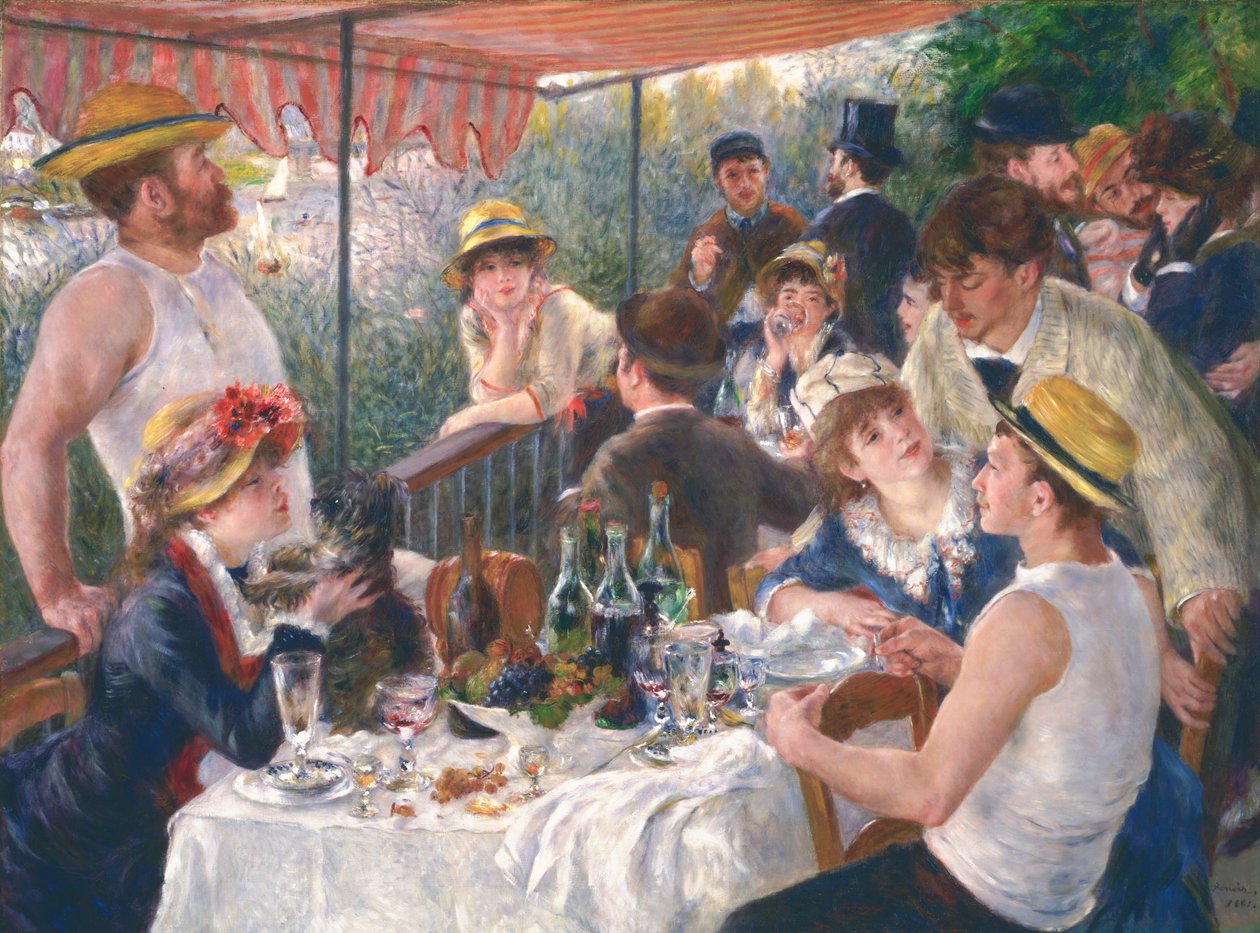 La colazione dei canottieri da Pierre-Auguste Renoir
