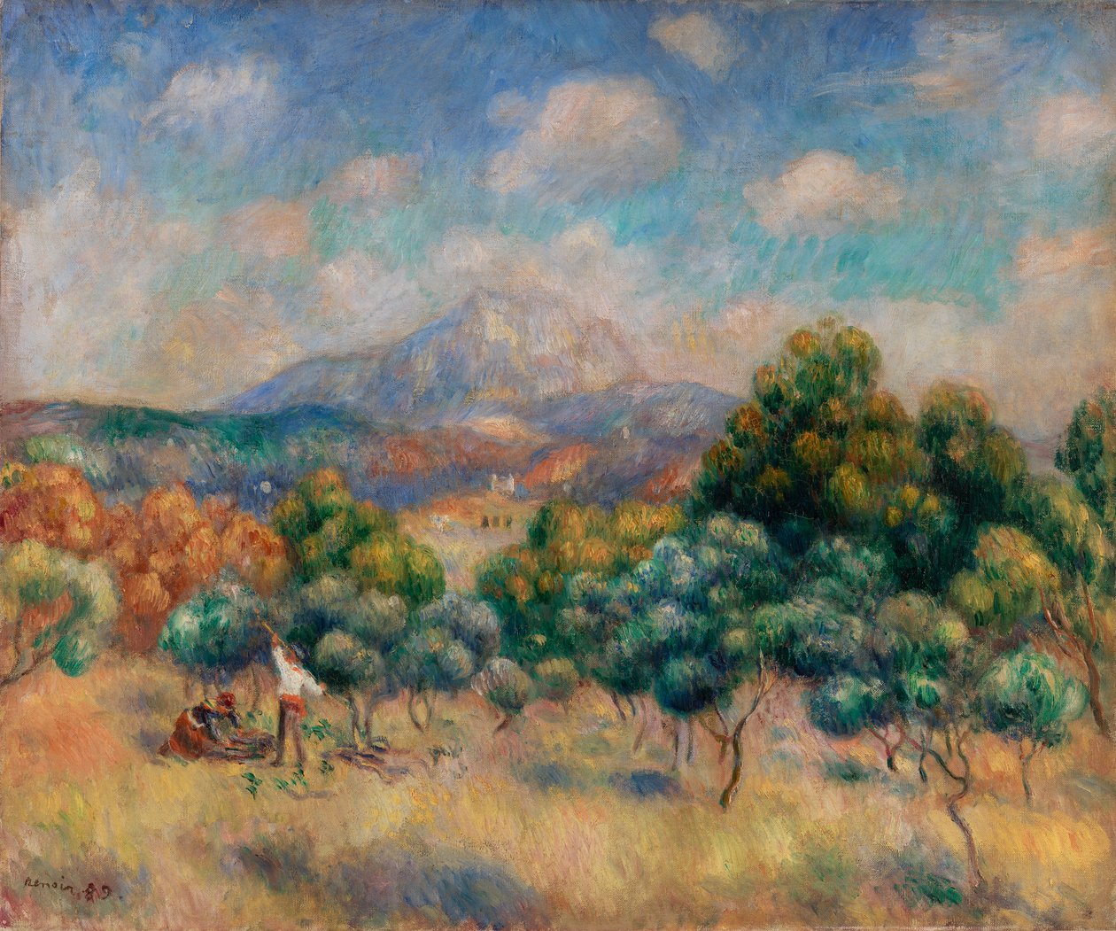 Montagne Sainte-Victoire da Pierre-Auguste Renoir