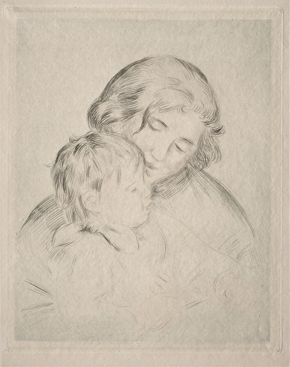 Madre e figlio da Pierre-Auguste Renoir