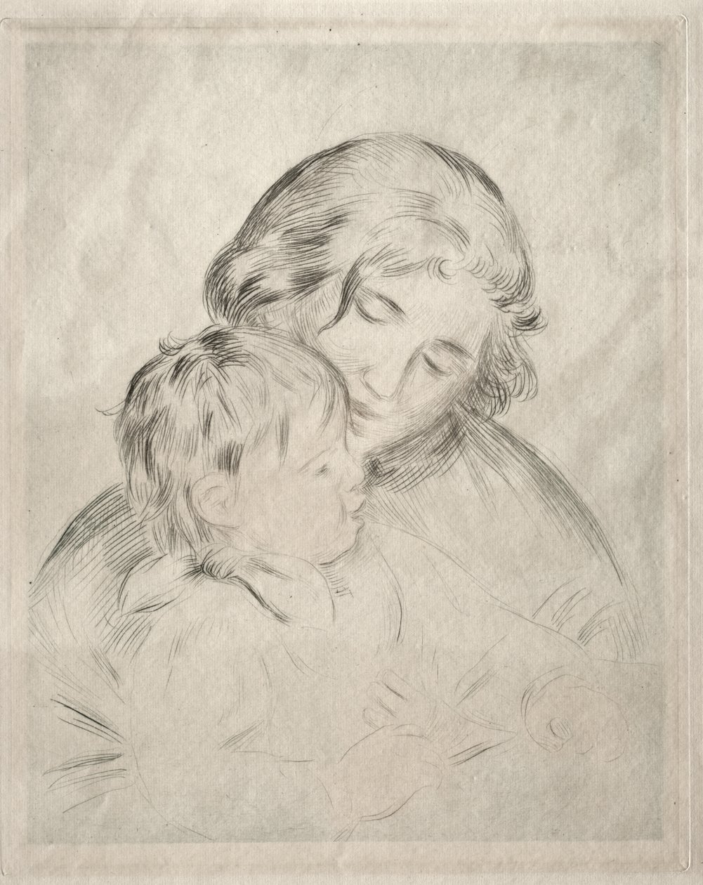Madre e figlio da Pierre-Auguste Renoir