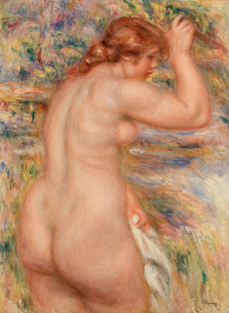 Nudo in un paesaggio da Pierre-Auguste Renoir