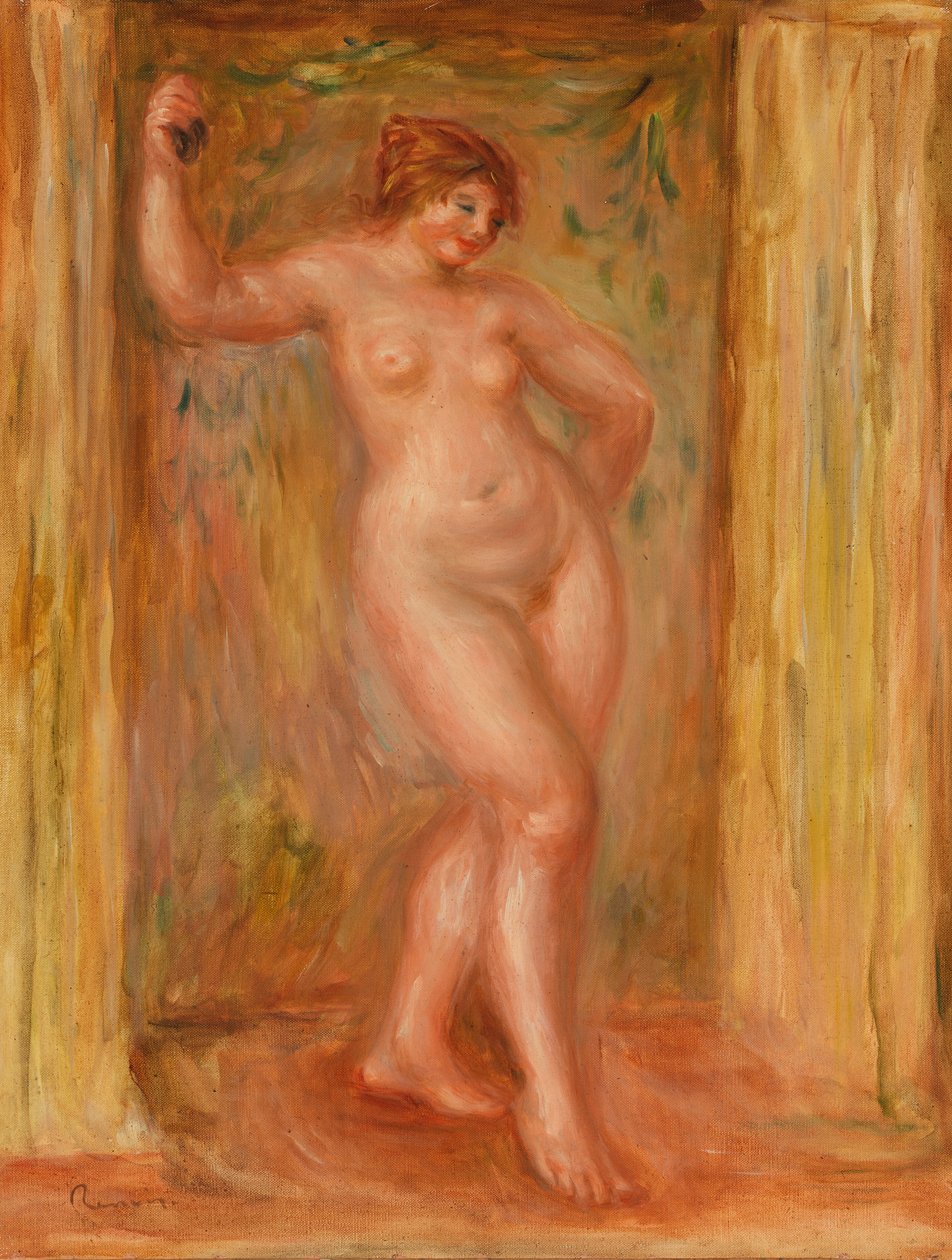 Nudo con nacchere da Pierre-Auguste Renoir