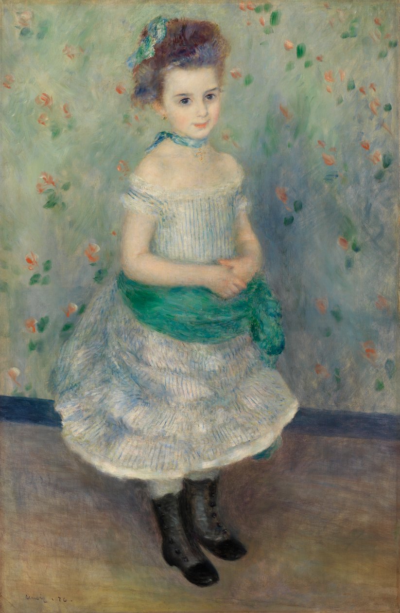 Ritratto di Jeanne Durand-Ruel da Pierre-Auguste Renoir