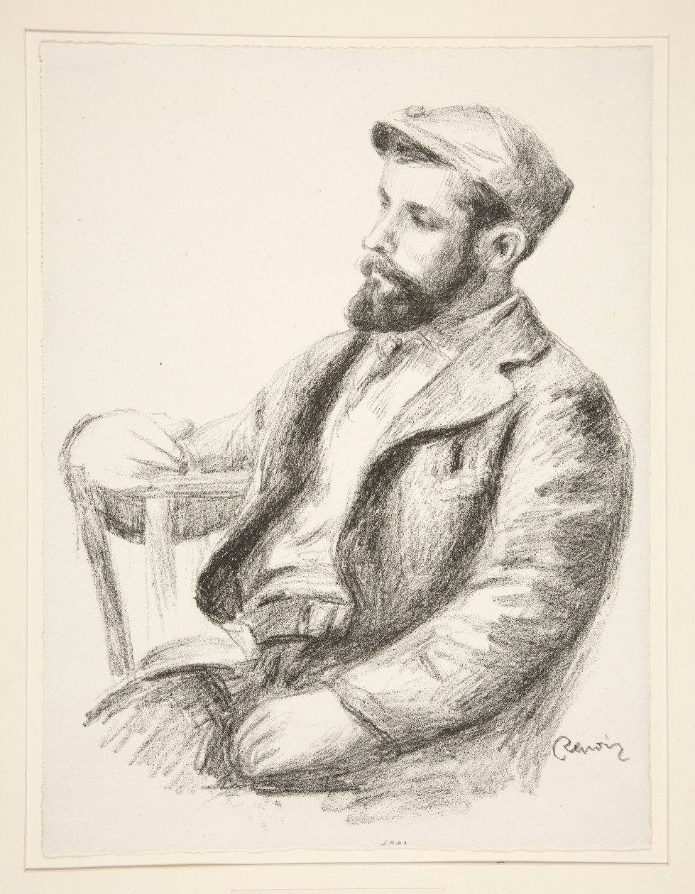 Ritratto di Louis Valtat da Pierre-Auguste Renoir