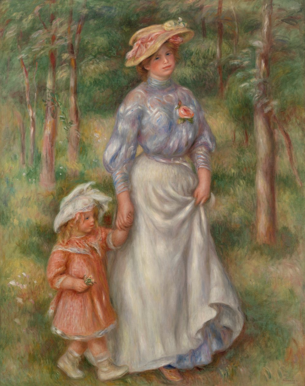 Promenade (La Promenade) da Pierre-Auguste Renoir