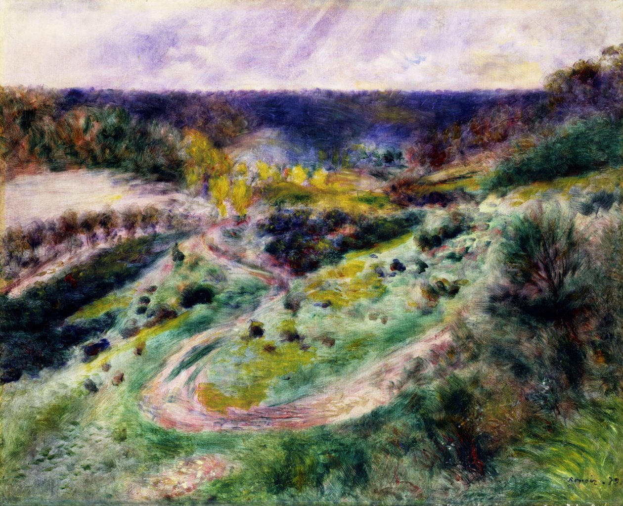 Strada a Wargemont da Pierre-Auguste Renoir