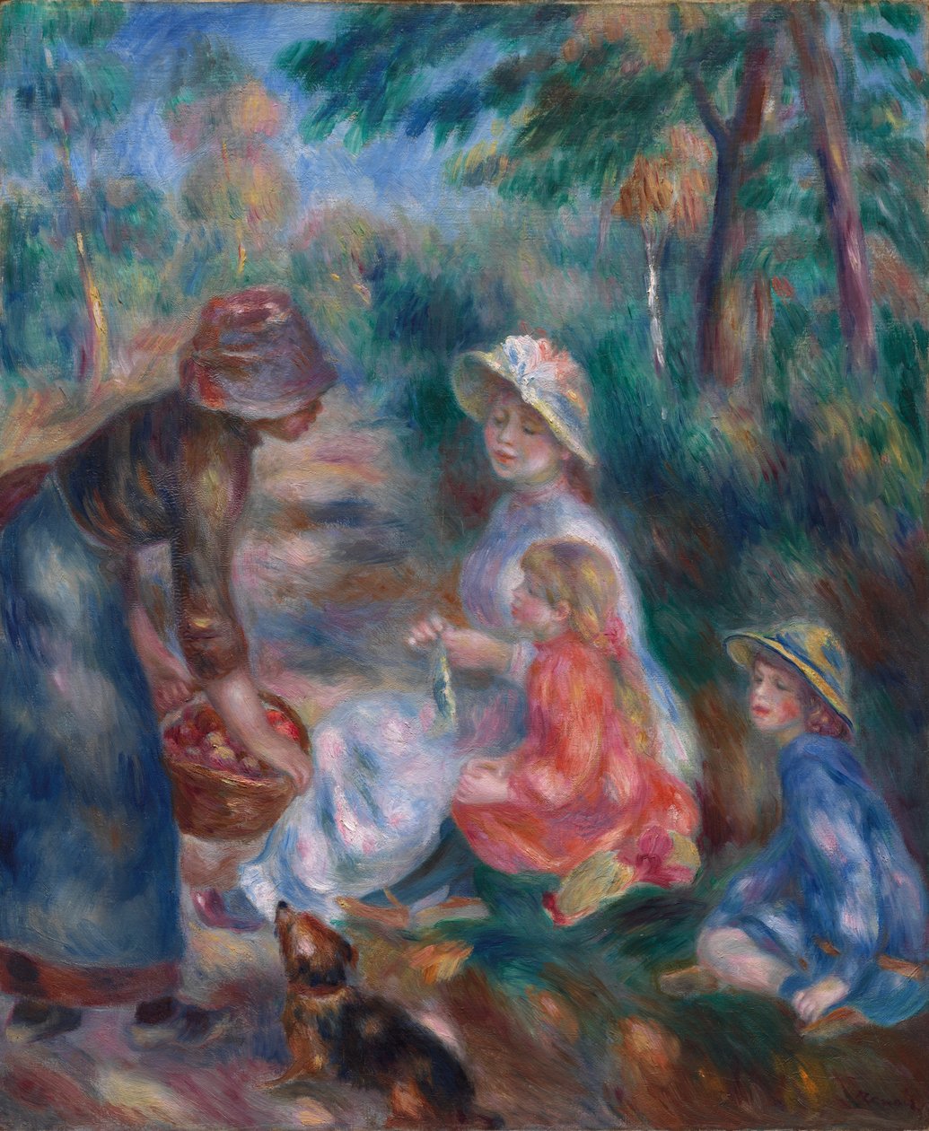 La Venditrice di Mele da Pierre-Auguste Renoir