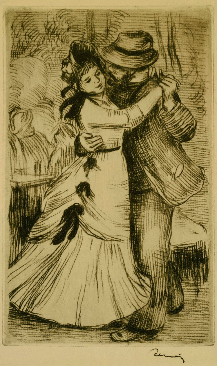 Il ballo in campagna da Pierre-Auguste Renoir