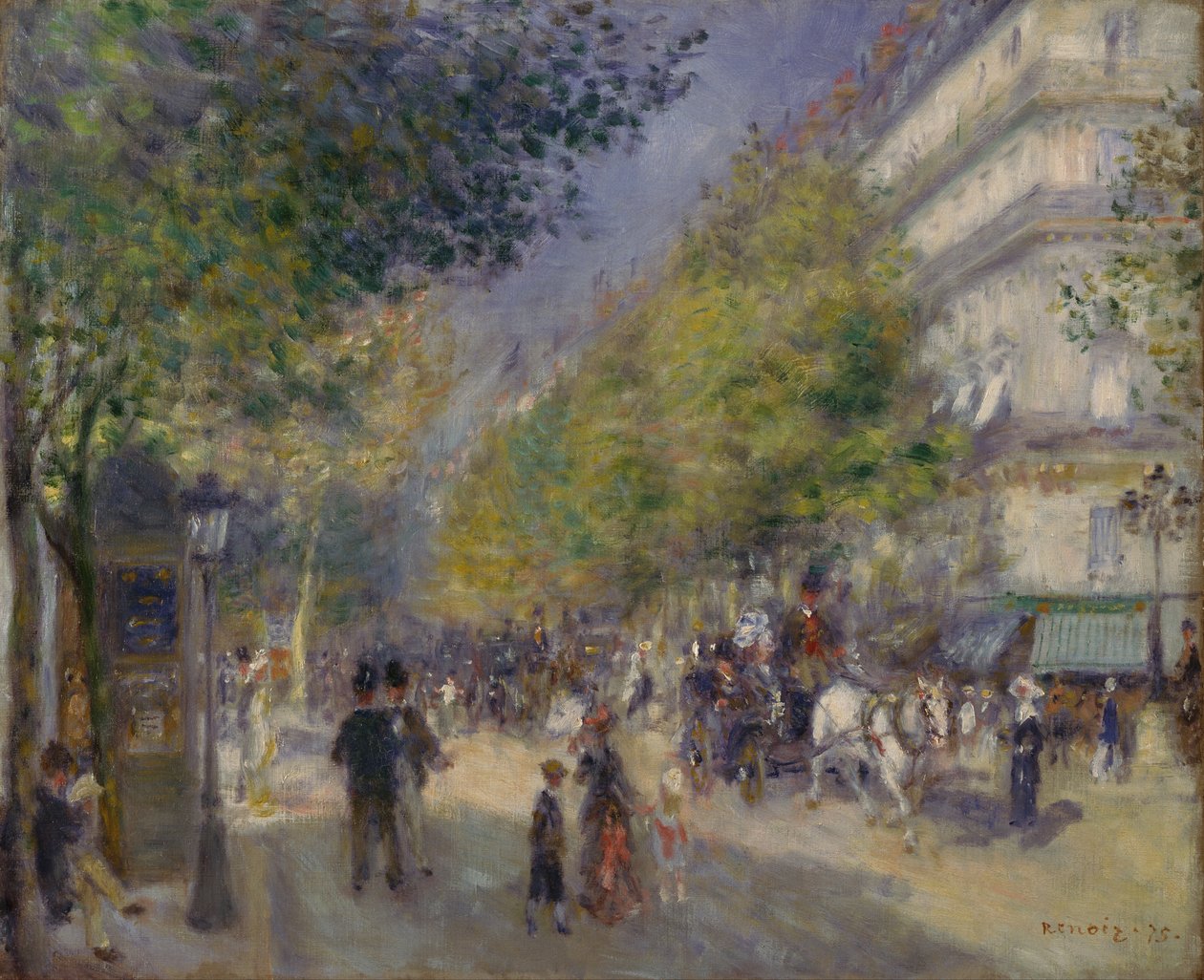 I Grandi Boulevard da Pierre-Auguste Renoir