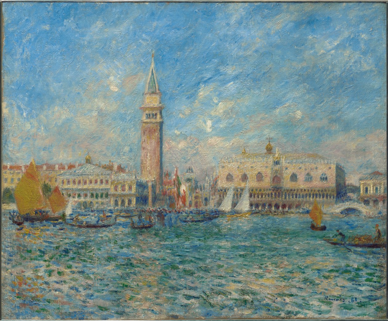 Venezia, il Palazzo Ducale da Pierre-Auguste Renoir