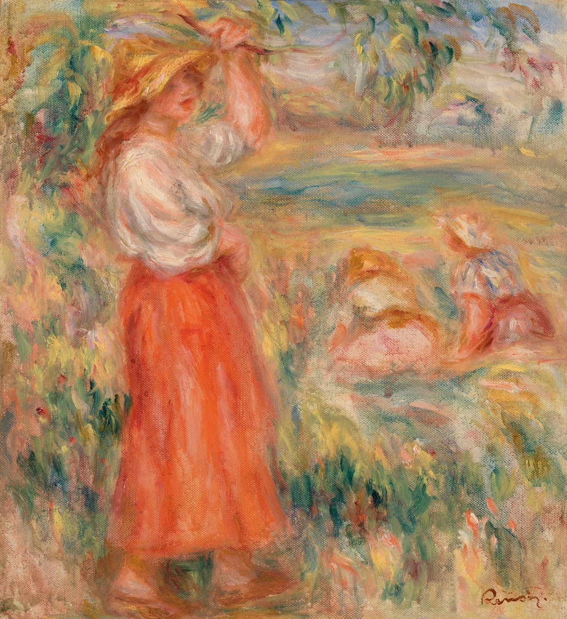 Donne nei campi da Pierre-Auguste Renoir