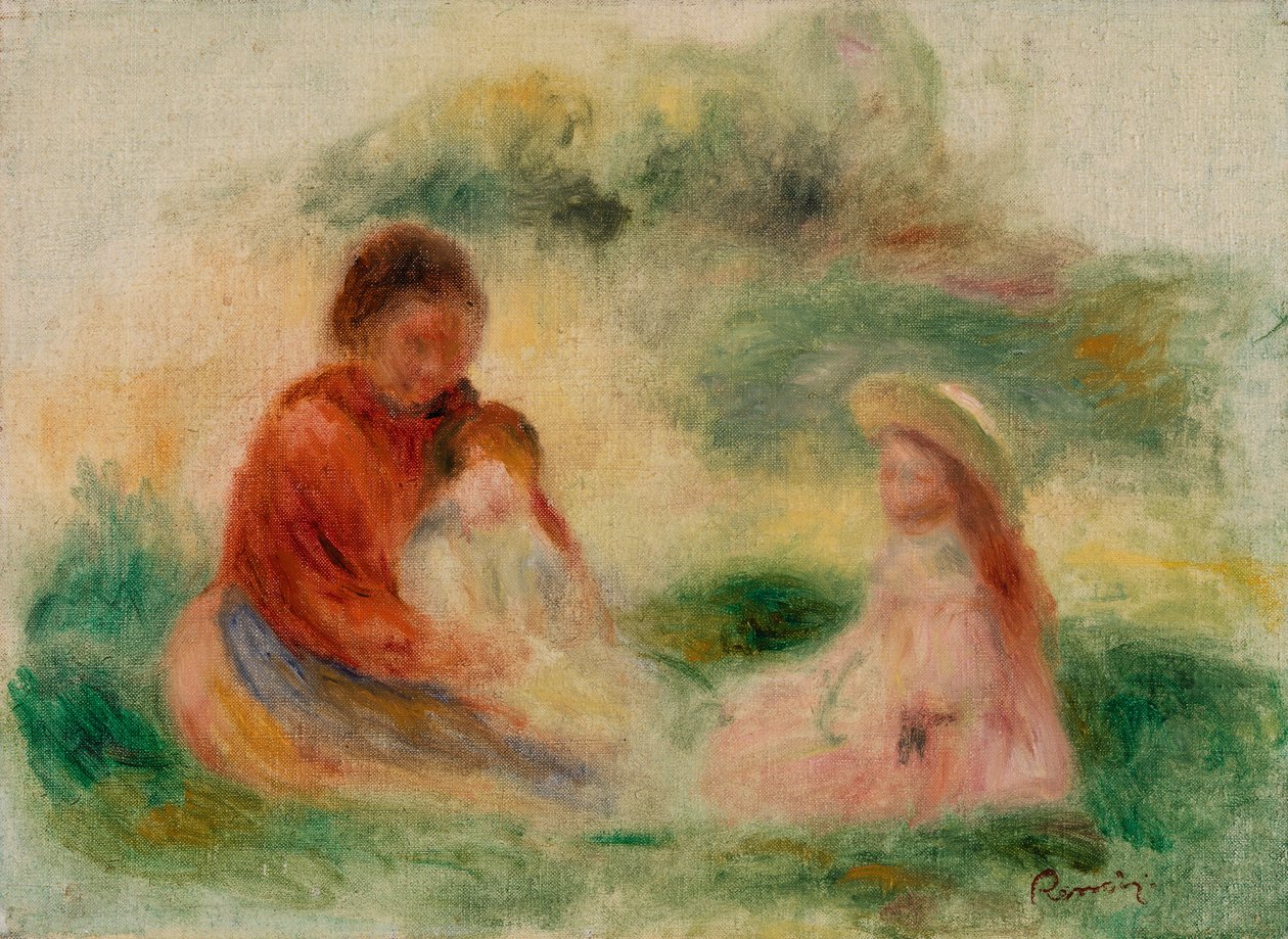 Giovane famiglia da Pierre-Auguste Renoir