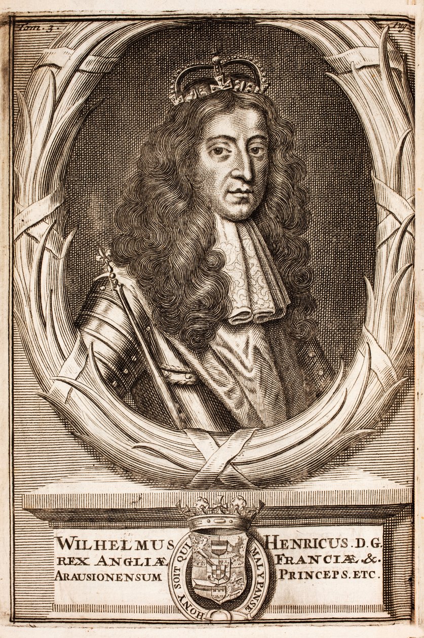 Re Guglielmo III (1650-1702) da Pierre  Mortier