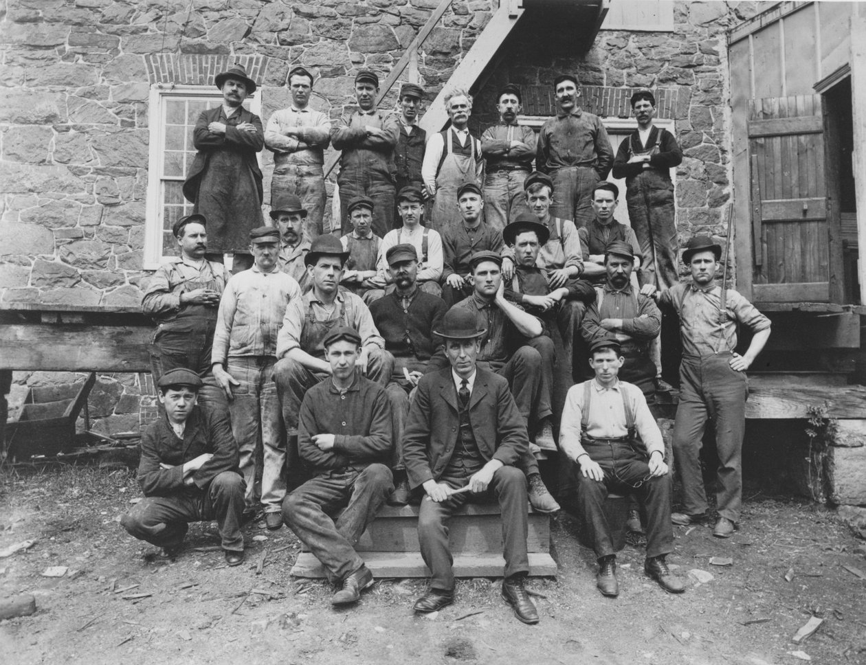 Dipendenti alla Fabbrica Henry Clay, 1905 da Pierre A. Gentieu