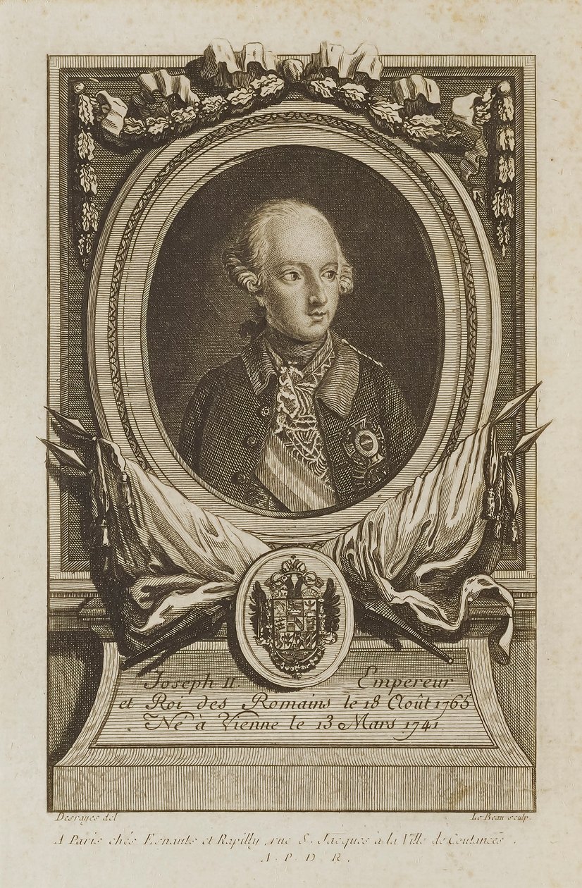 Giuseppe II da Pierre Adrien Le Beau
