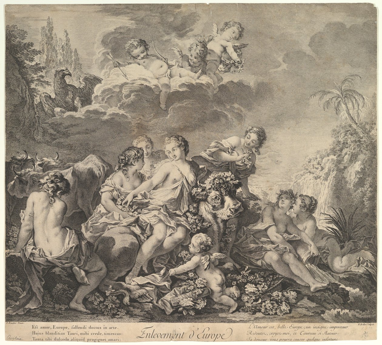 Rapimento di Europa da Pierre Alexandre Aveline