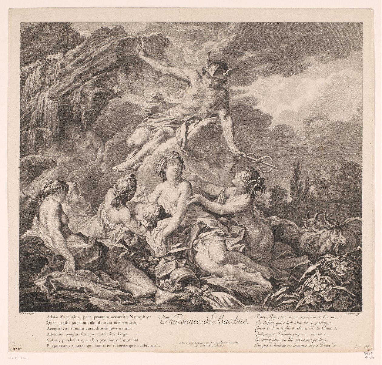 Nascita di Bacco da Pierre Alexandre Aveline