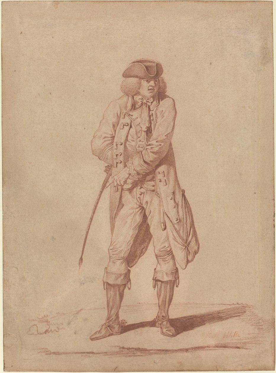 Gentiluomo con frustino da Pierre Alexandre Wille