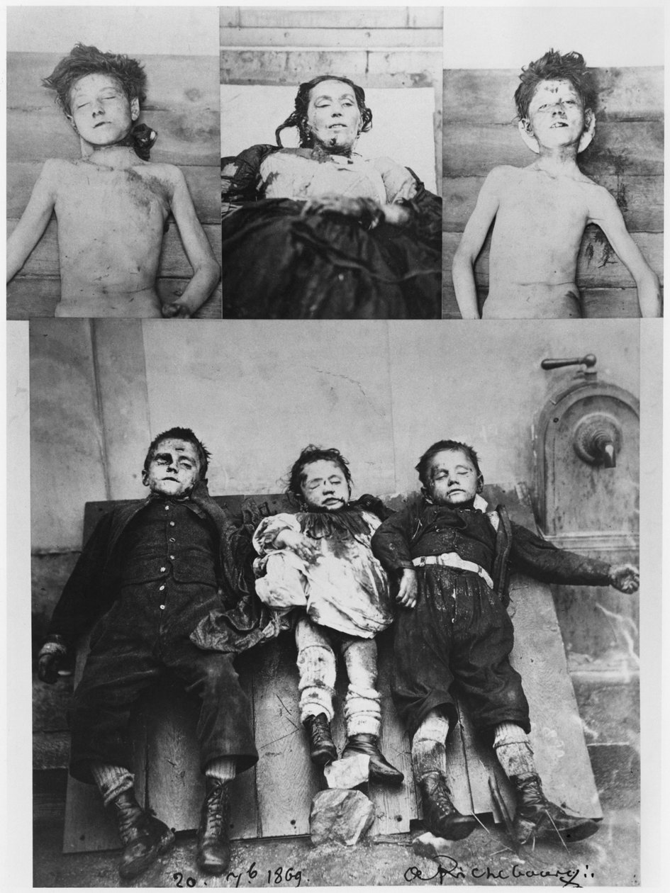 Il caso Troppmann, la famiglia Kinck uccisa da Jean-Baptiste Troppmann, 1869 da Pierre Ambroise Richebourg