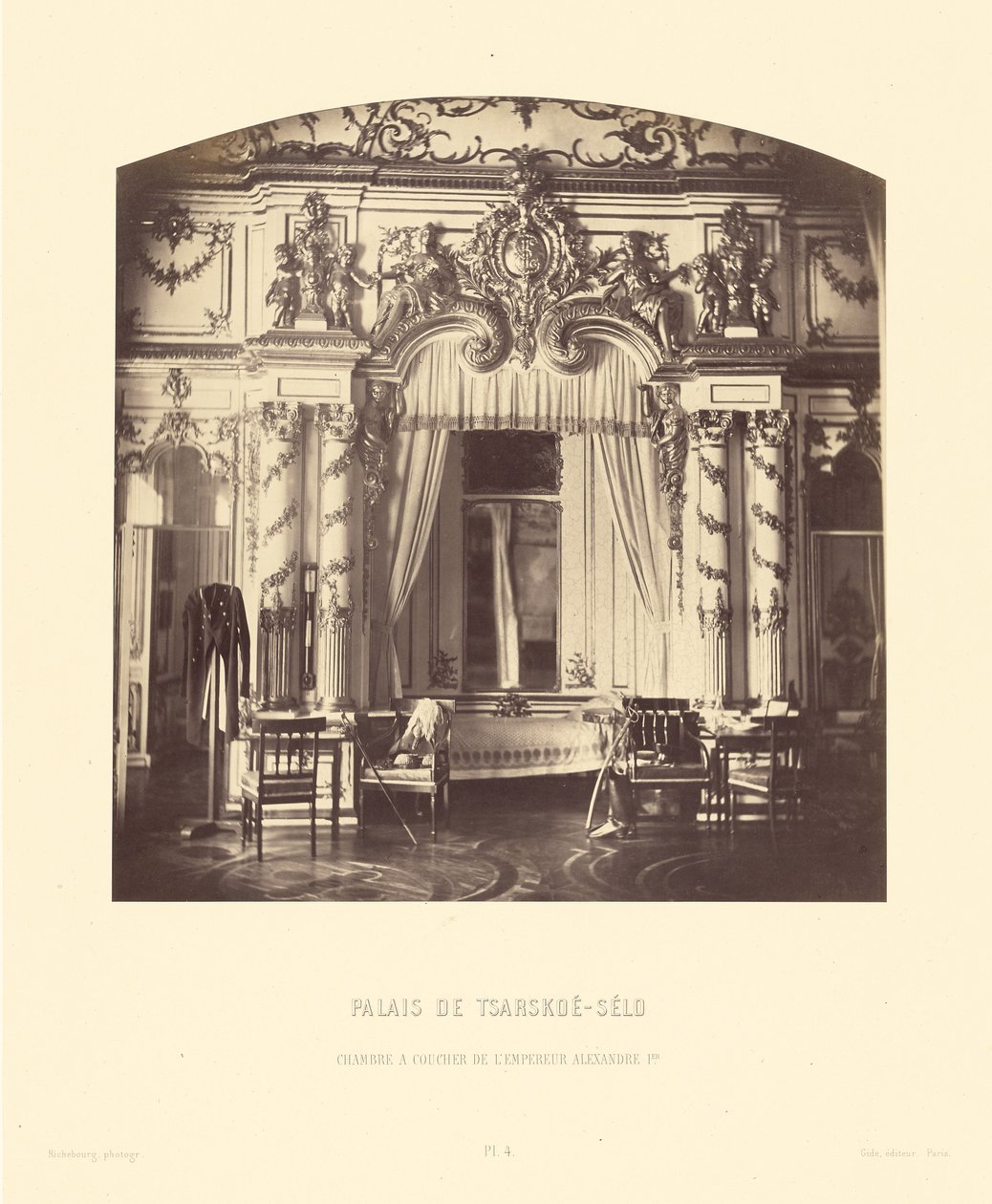Palazzo Tsarskoe-Selo, camera da letto dell
