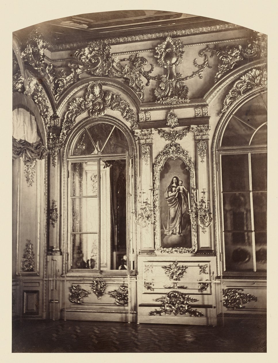 Palazzo Tsarskoe-Selo, Rostro imperiale della Cappella da Pierre Ambrose Richebourg