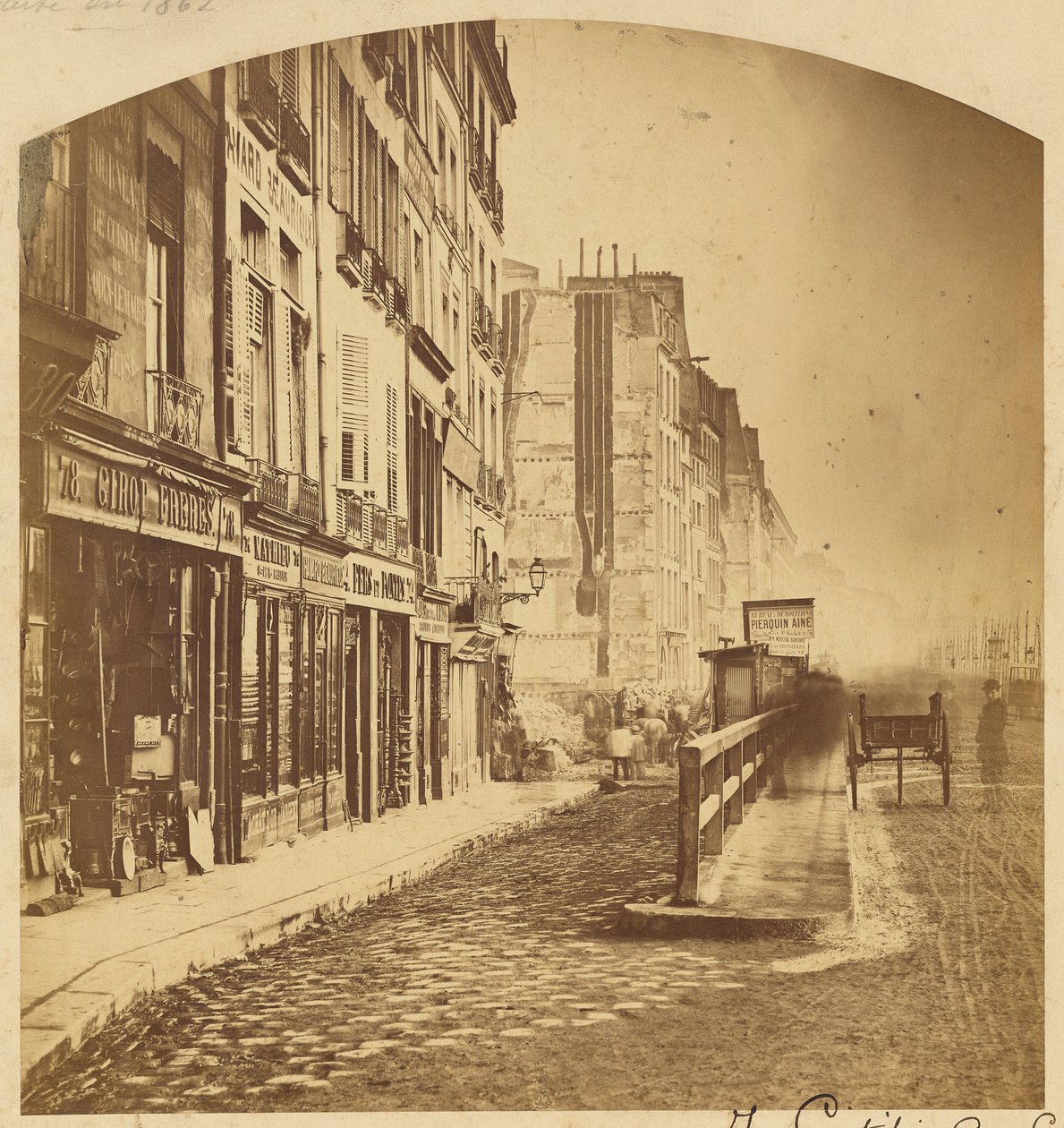 [scena di strada a Parigi] da Pierre Ambrose Richebourg