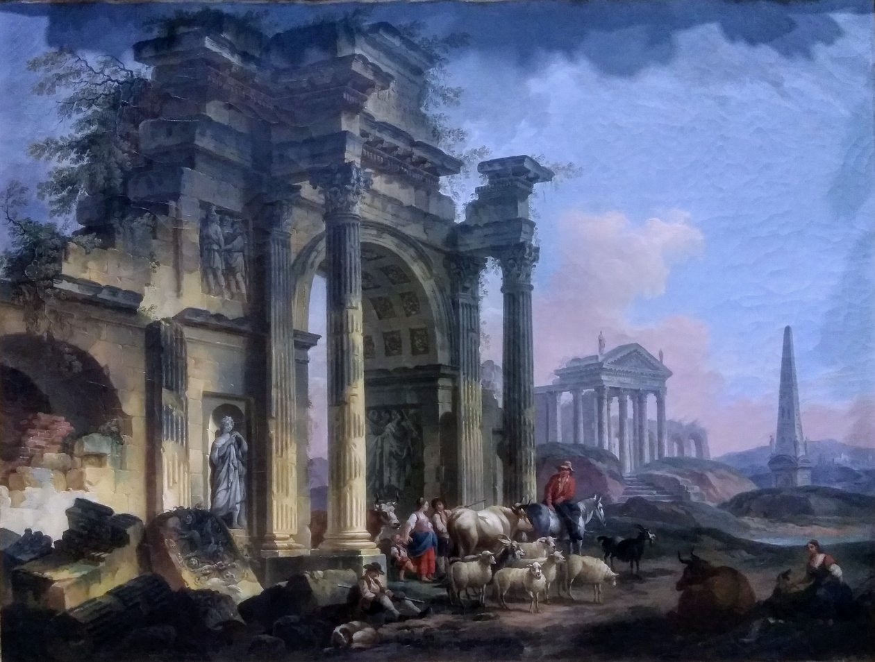 Francese:  Arco di trionfo da Pierre Antoine Demachy