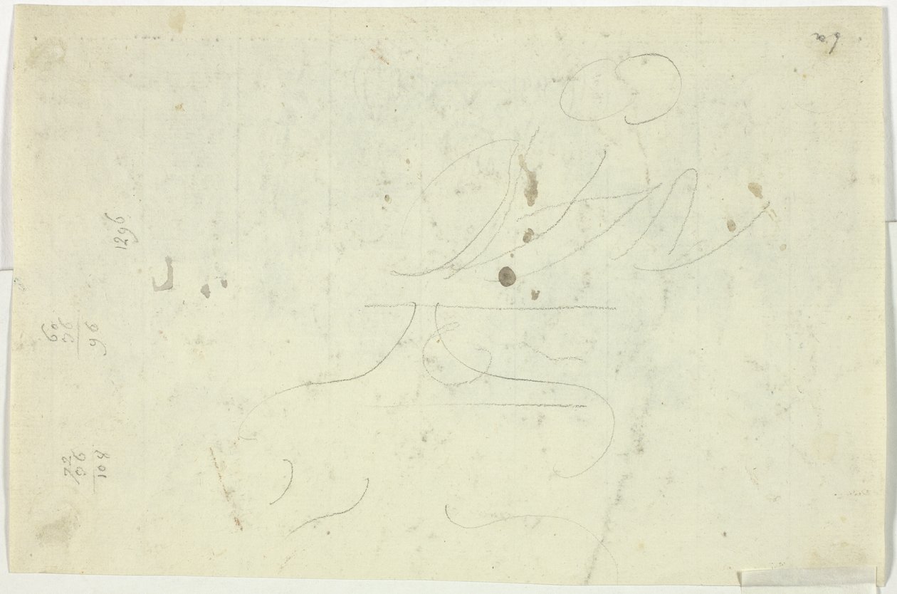 Schizzo e somme da Pierre Antoine Mongin