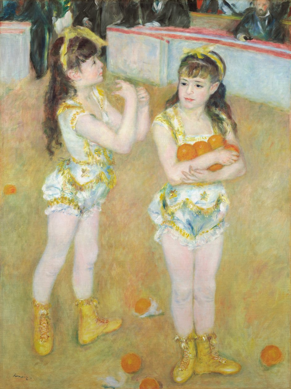 Acrobati del Cirque Fernando (Francisca e Angelina Wartenberg) da Pierre Auguste Renoir