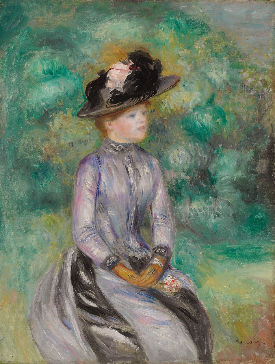 Adrienne, c.1878 da Pierre Auguste Renoir
