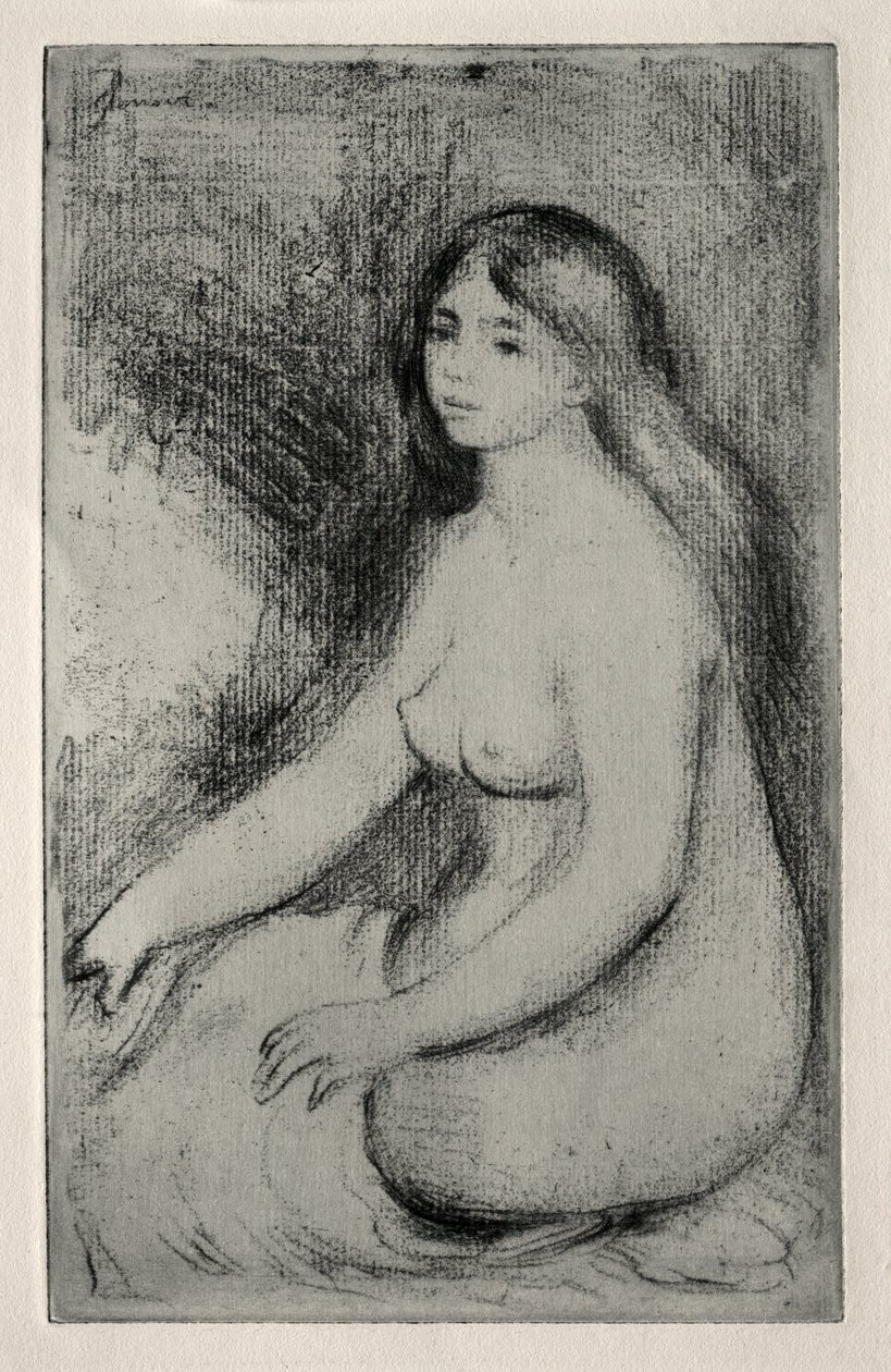 Bagnante seduta da Pierre Auguste Renoir