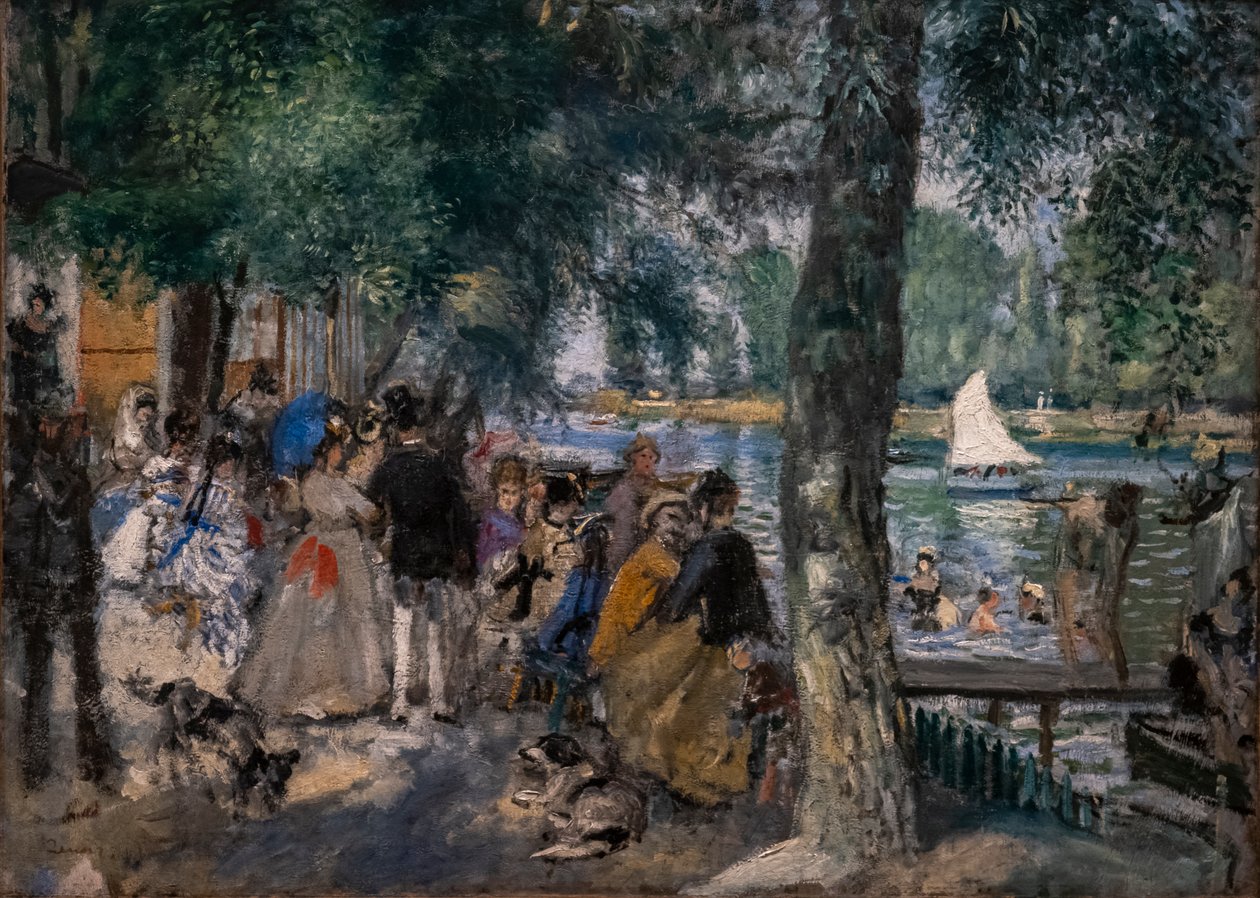 Bagno sulla Senna (La Grenouillère) da Pierre Auguste Renoir