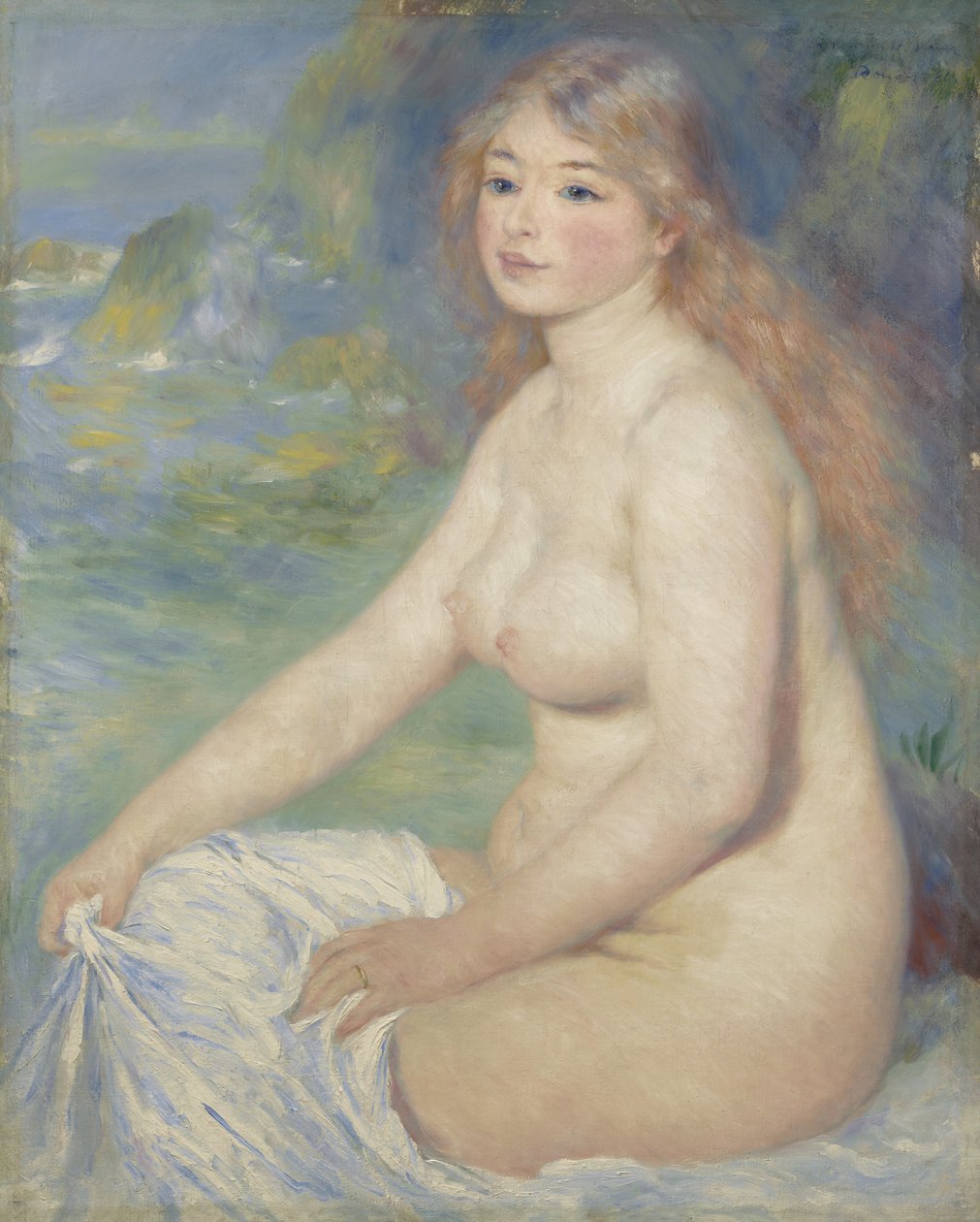 Bagnante bionda, 1881 da Pierre Auguste Renoir