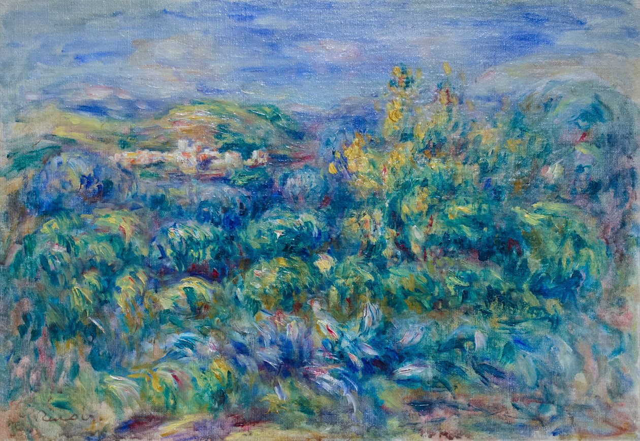 Paesaggio di Cagnes da Pierre Auguste Renoir