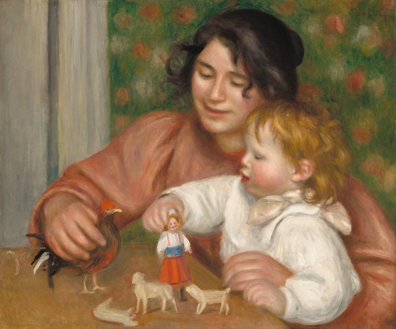 Bambino con giocattoli - Gabrielle e il figlio dell