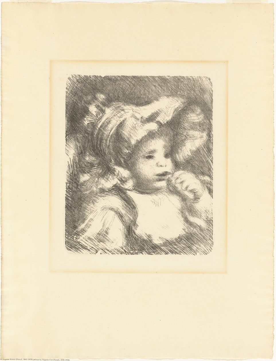 Bambino con Biscotto (Jean Renoir) da Pierre Auguste Renoir