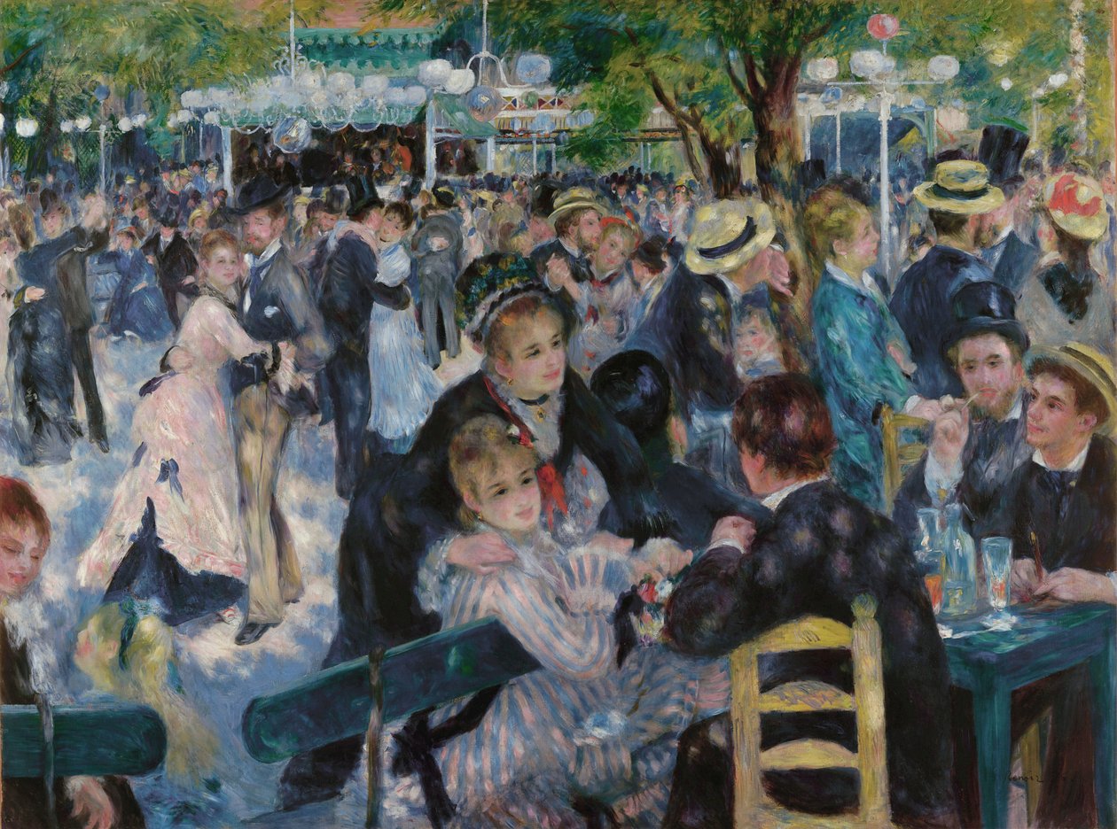 Ballo al Moulin de la Galette da Pierre Auguste Renoir