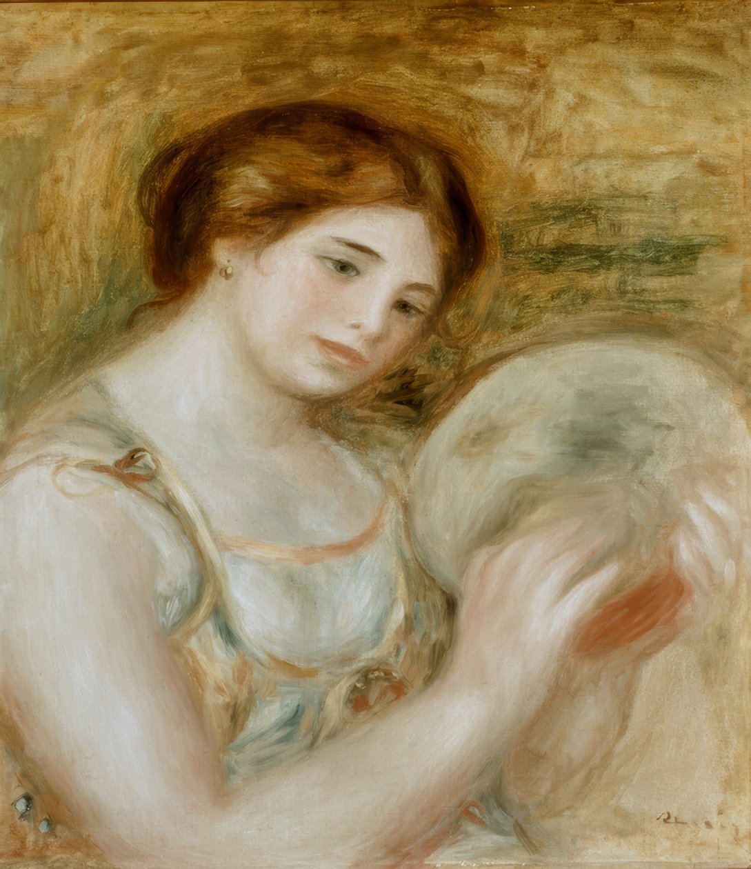 Donna con tamburello da Pierre Auguste Renoir