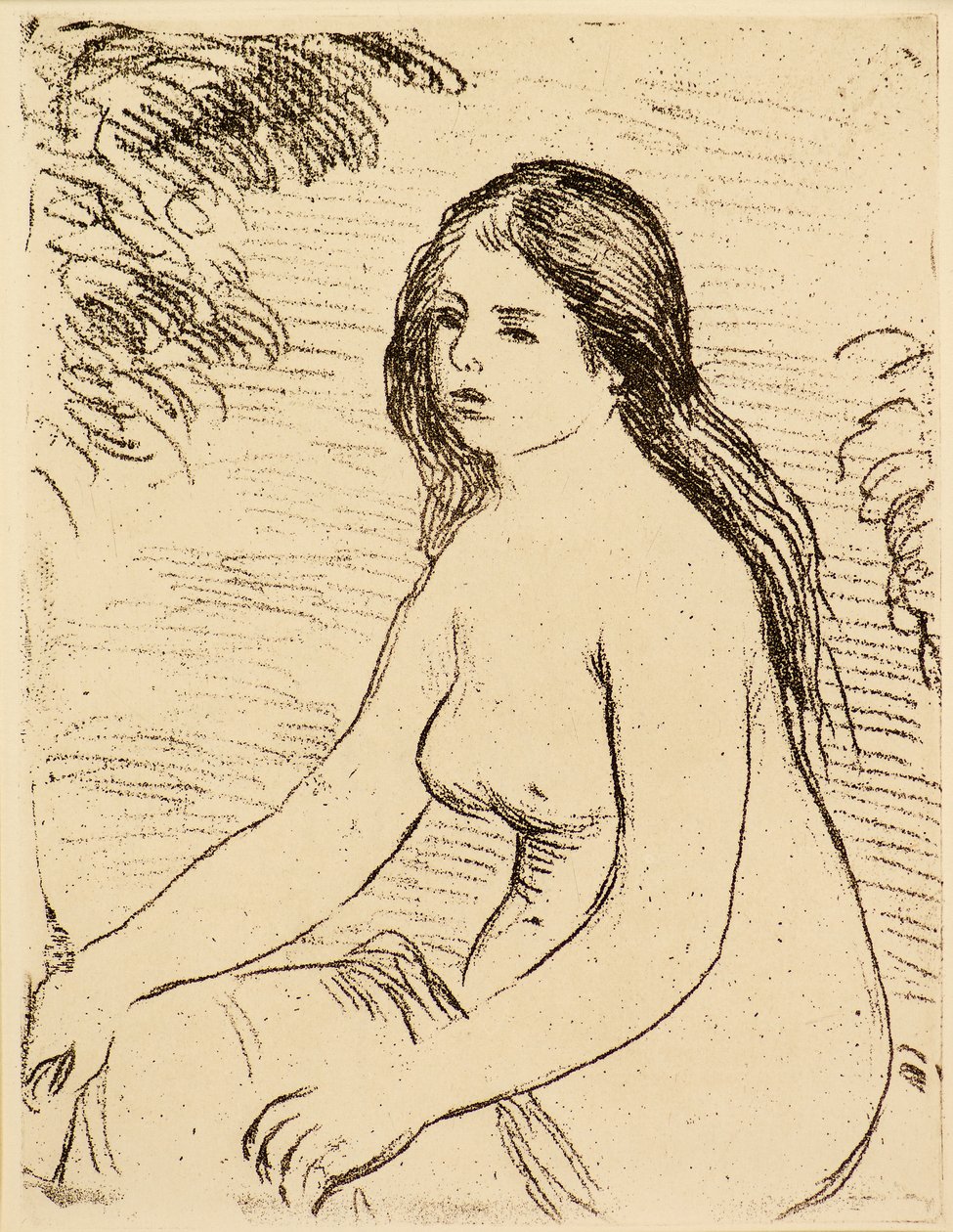 Femme nue assise da Pierre Auguste Renoir