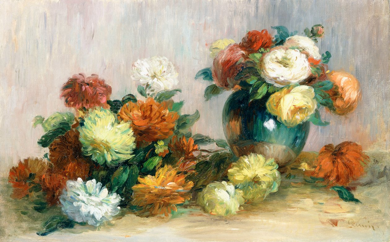 Ghirlande di fiori, c.1880 da Pierre Auguste Renoir