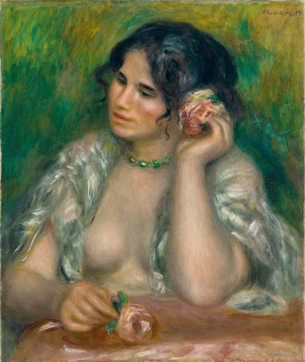 Gabrielle à la rose da Pierre Auguste Renoir