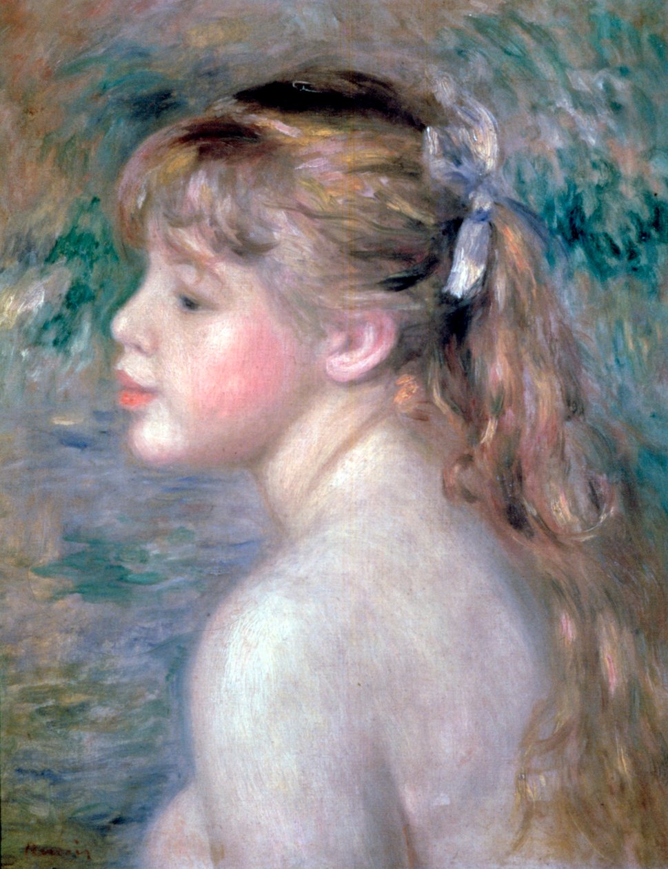 Testa di un bambino, 1892 da Pierre Auguste Renoir