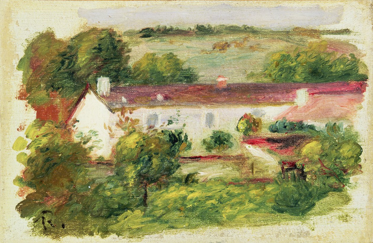 Casa a Essoyes da Pierre Auguste Renoir