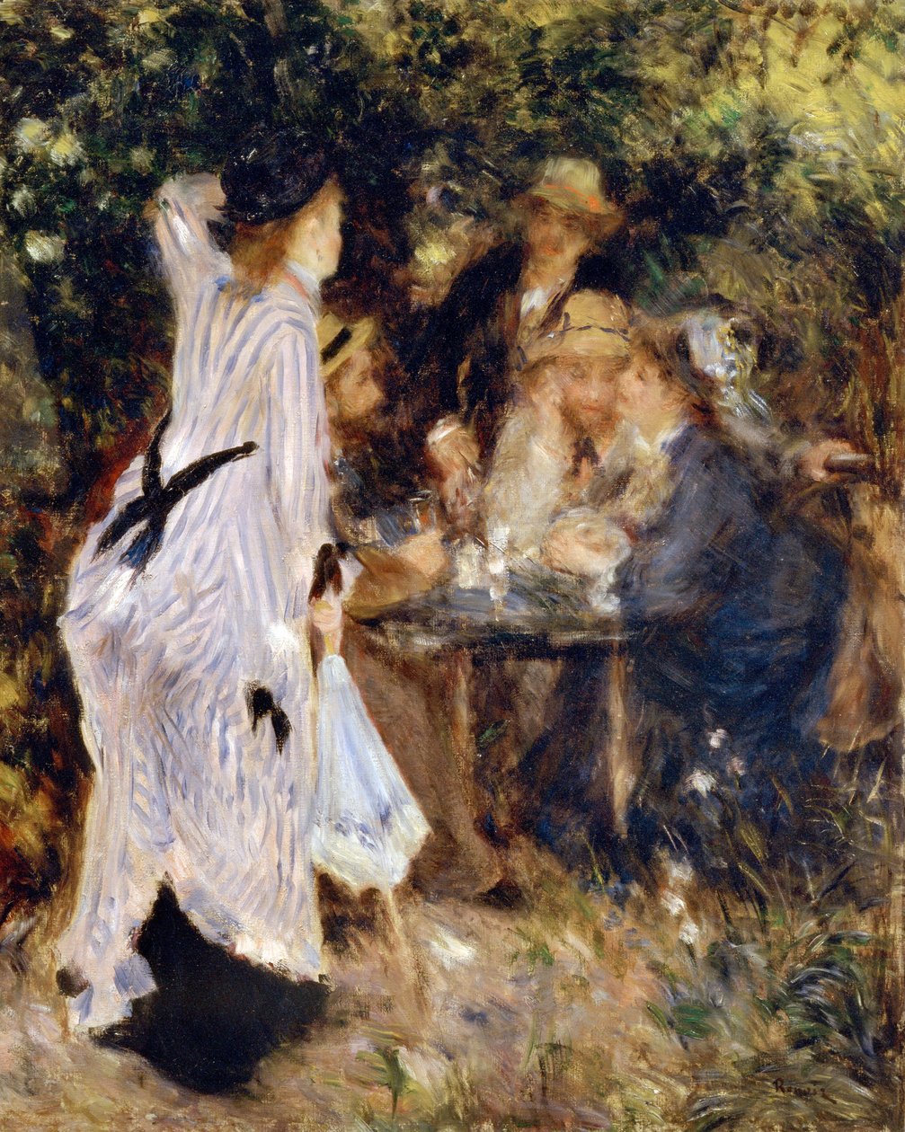 Nel Giardino Au Jardin du Moulin de la Galette da Pierre Auguste Renoir