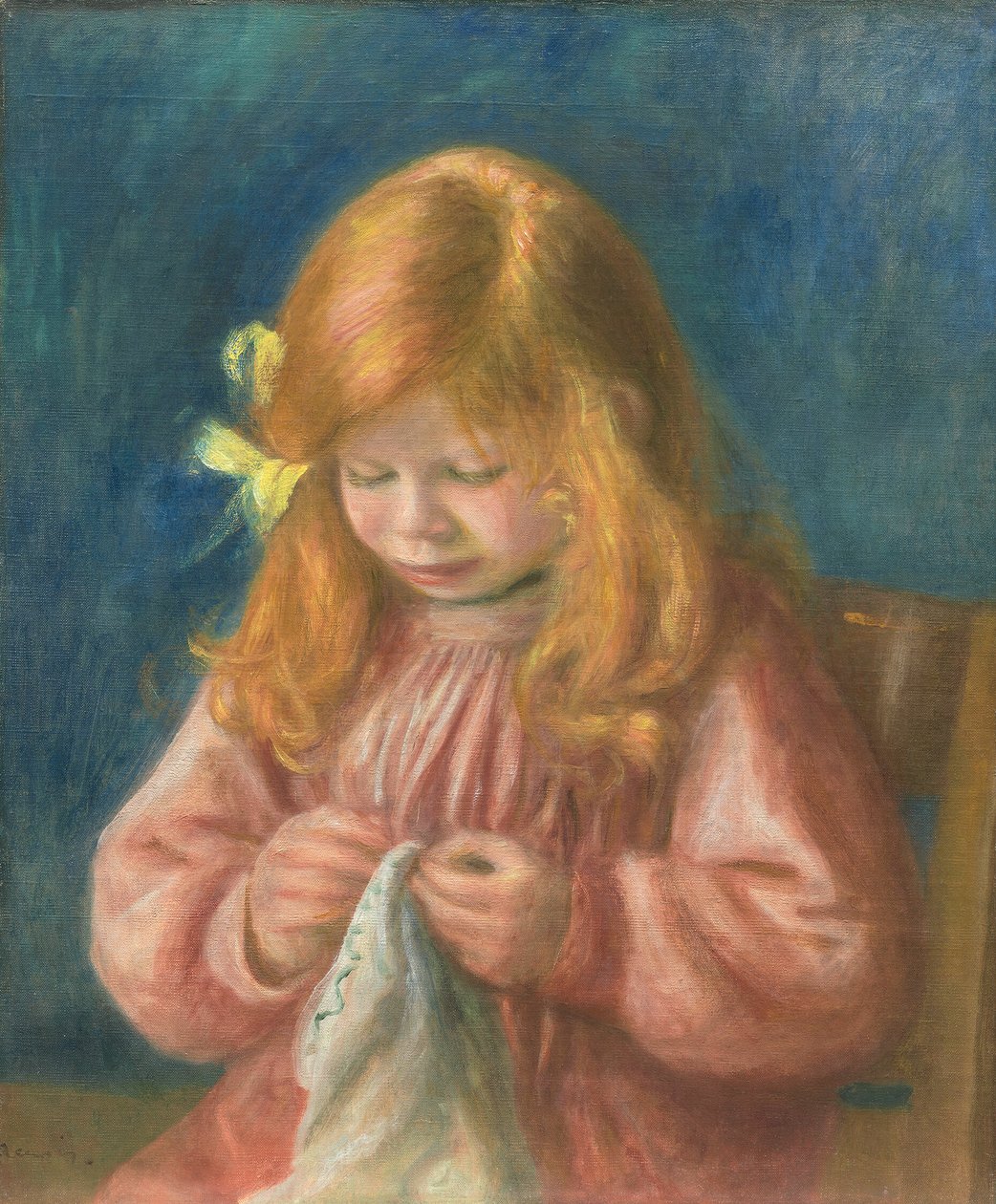 Jean Renoir cucire da Pierre Auguste Renoir