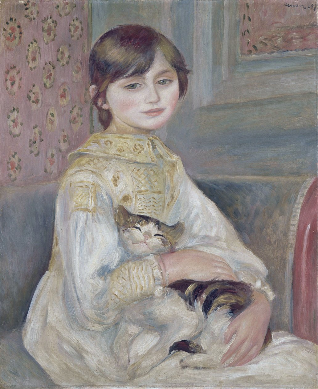 Julie Manet, conosciuta anche come la Bambina Gatto da Pierre Auguste Renoir