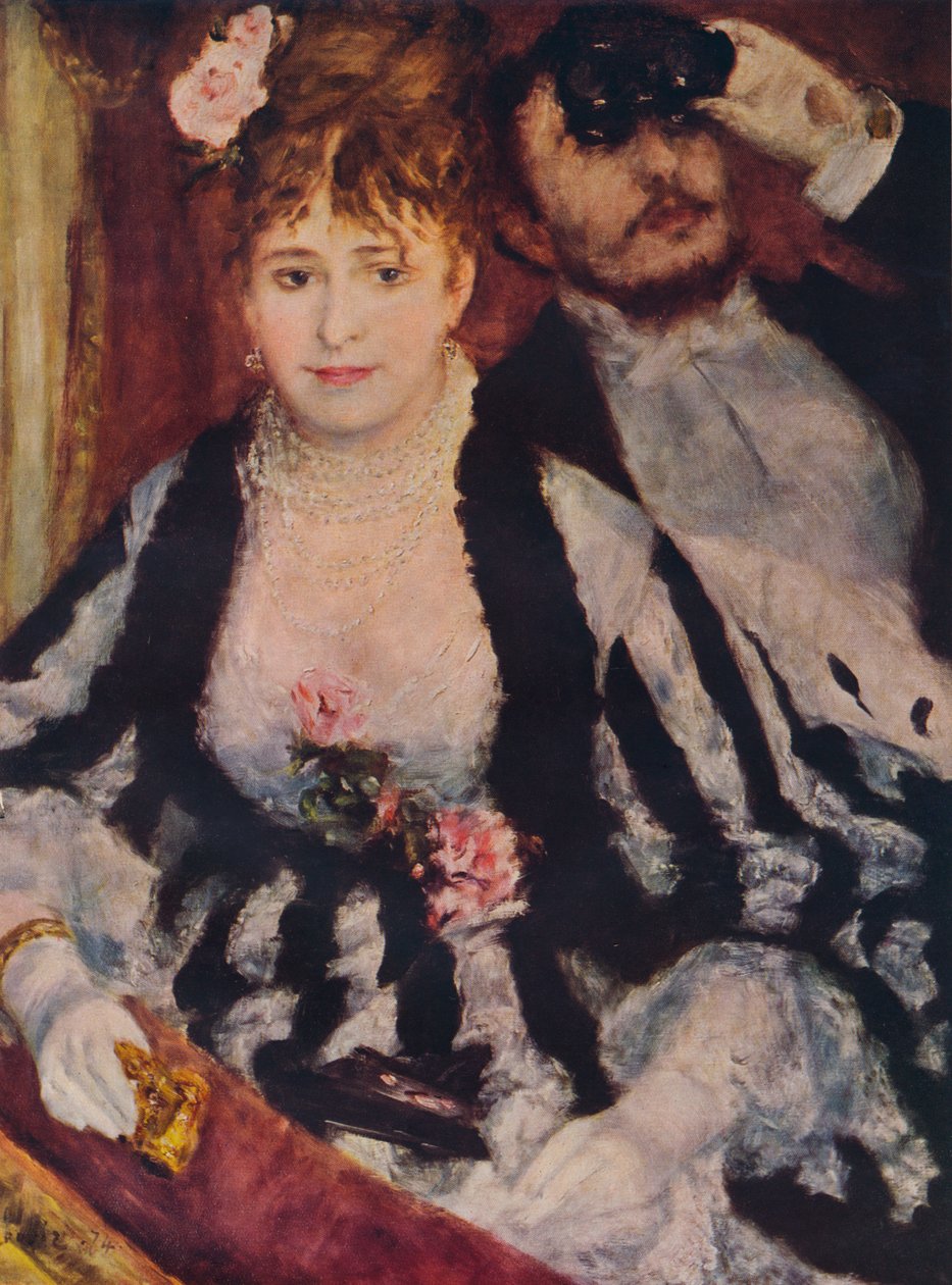 La Loge (La Scatola del Teatro), 1874, 1938 da Pierre Auguste Renoir